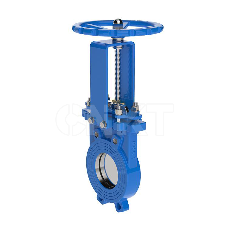 單向密封手動暗桿對夾型刀閘閥KBZ73X/H-10C/P